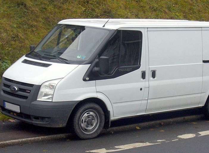 The white van was stolen. Library image.