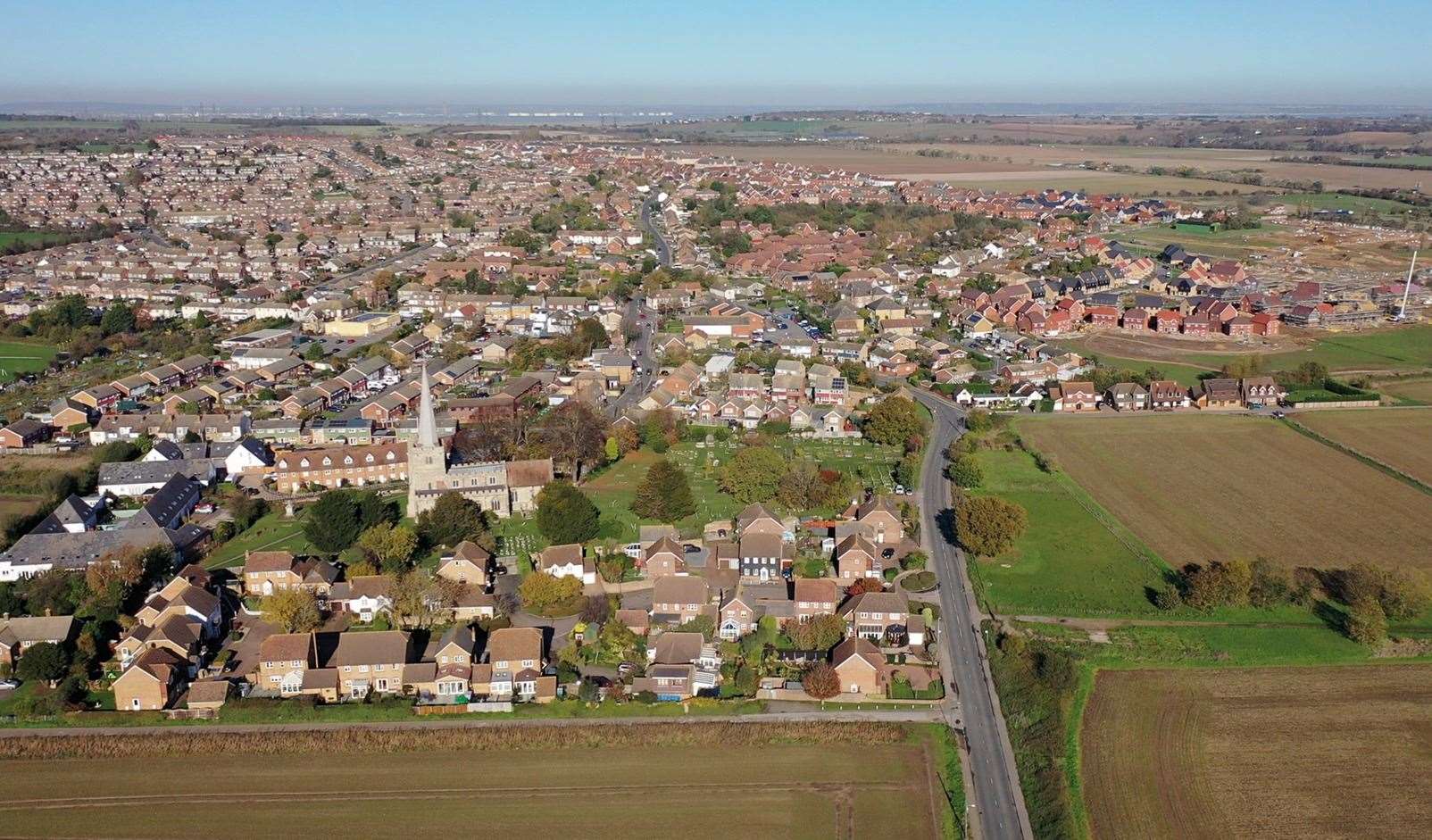 Hoo village on the Hoo Peninsula