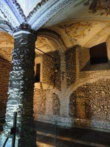 The Chapel of Bones at Evora, Portugal.