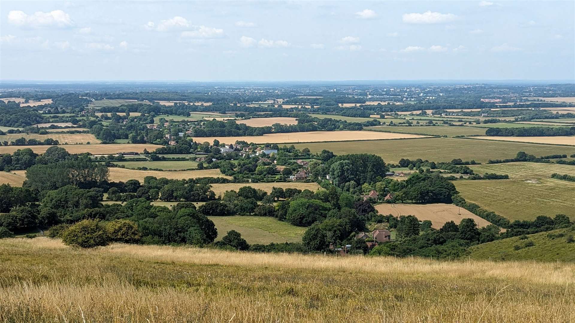 The Downs offer incredible views for miles