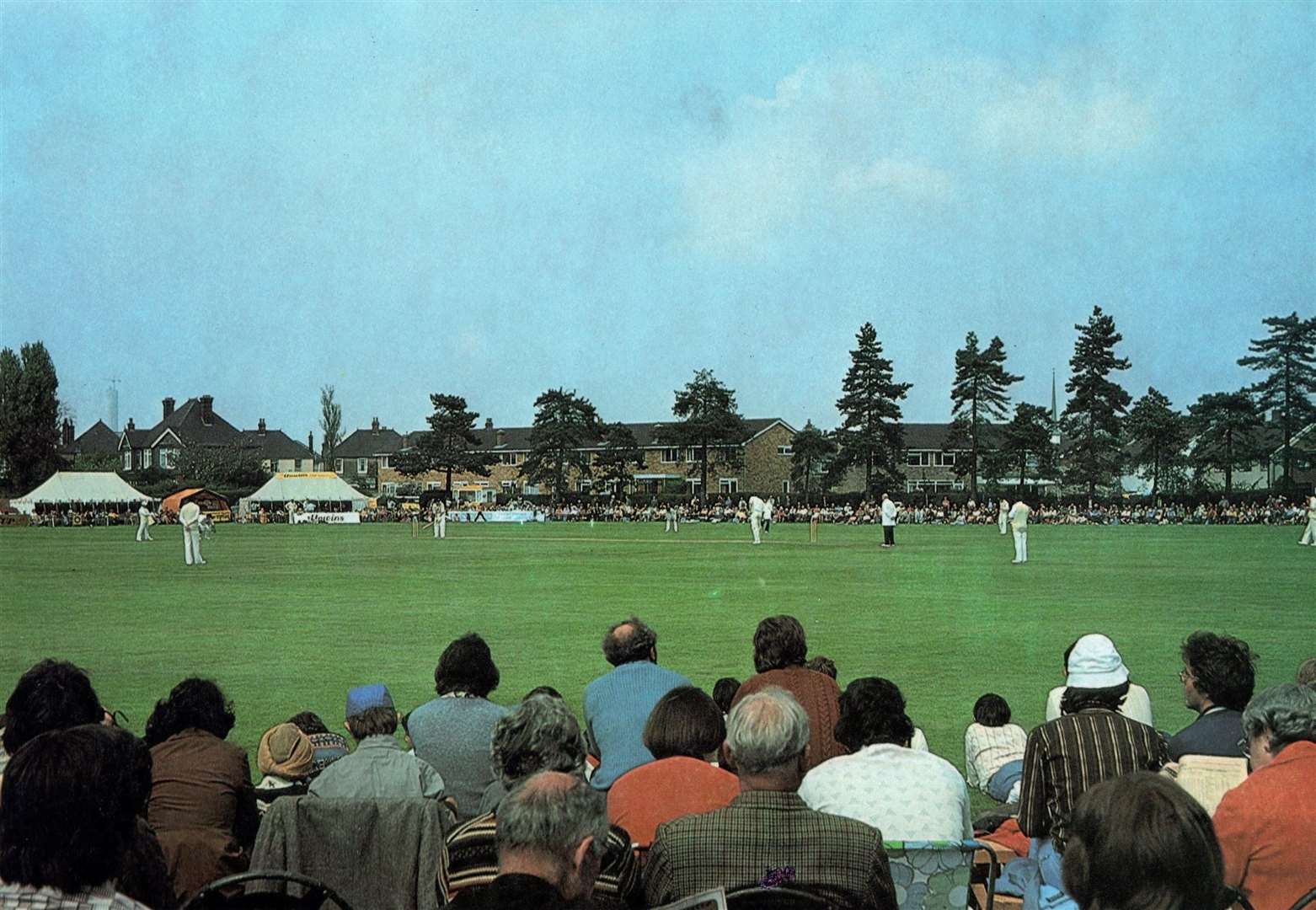 Dartford cricket ground in the 1970s. Picture: Kent CCC/Kent County Cricket Grounds by Howard Milton and Peter Francis