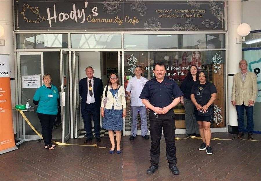 Members of the team behind the new project at Hoody's. Picture: Kent Fire and Rescue Service
