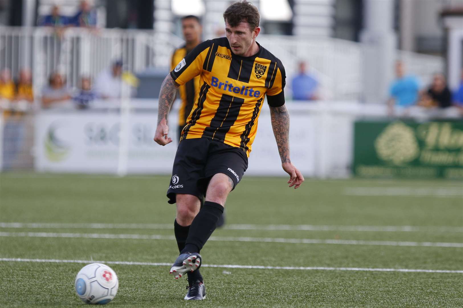 Ex-Welling, Bromley and Maidstone midfielder Reece Prestedge is back at Margate as the club's new assistant manager. Picture: Andy Jones