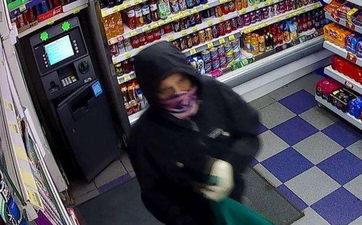 Police have released a CCTV image of a man they would like to speak to following a robbery in Sittingbourne
