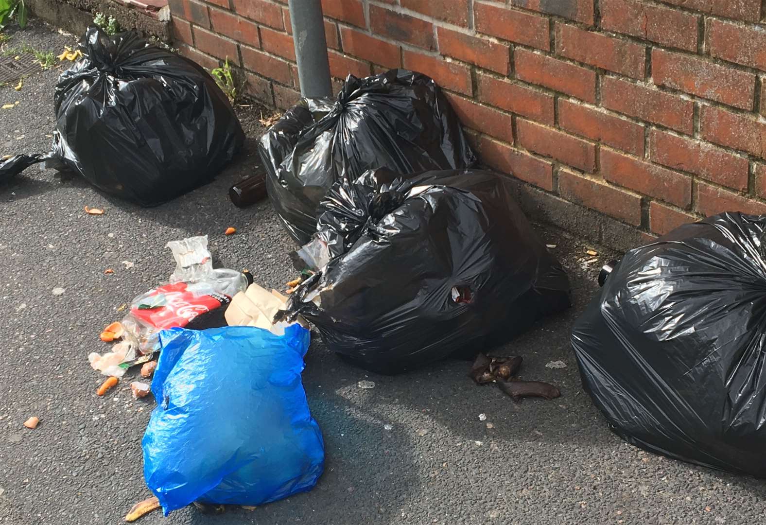 Rubbish dumped in Luton Road, Chatham