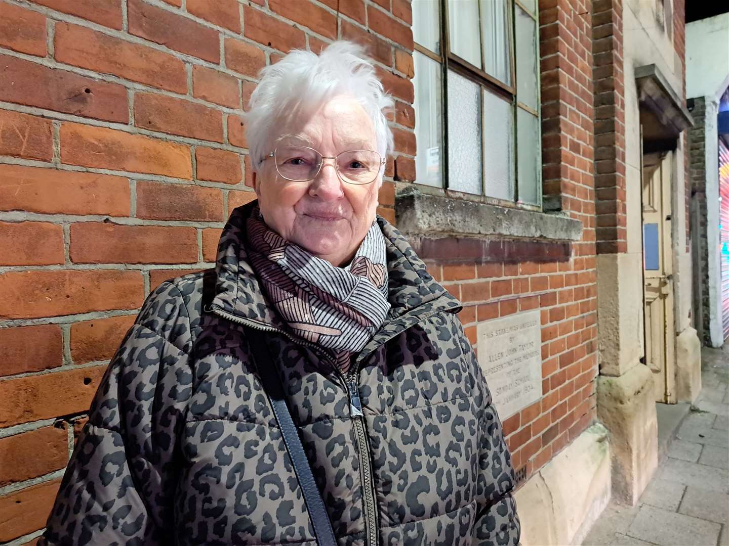 Carol Chance, 74, was shocked to find she could not enter the meeting because the United Reform Church hall had reached capacity