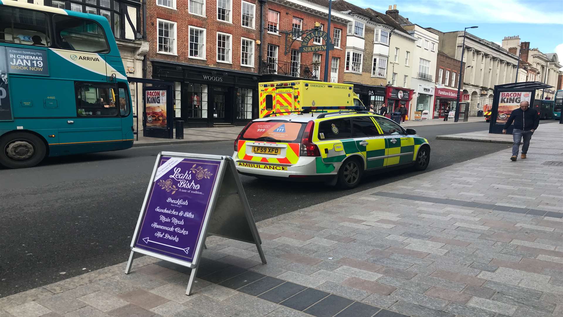 Paramedics have been called to Maidstone High Street.