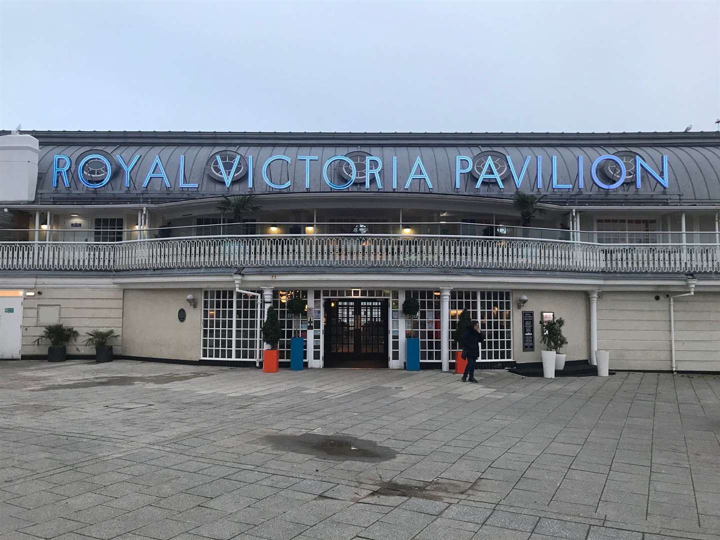 The Royal Victoria Pavilion in Ramsgate, where the pair spent their ill-gotten gains