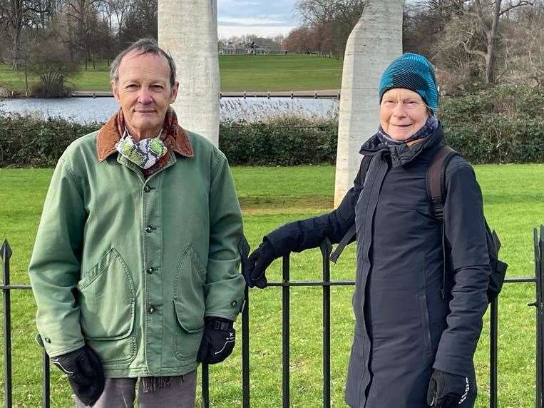 Walter and Susan Rudeloff, pictured in London's Hyde Park. Picture: Janet Clegg