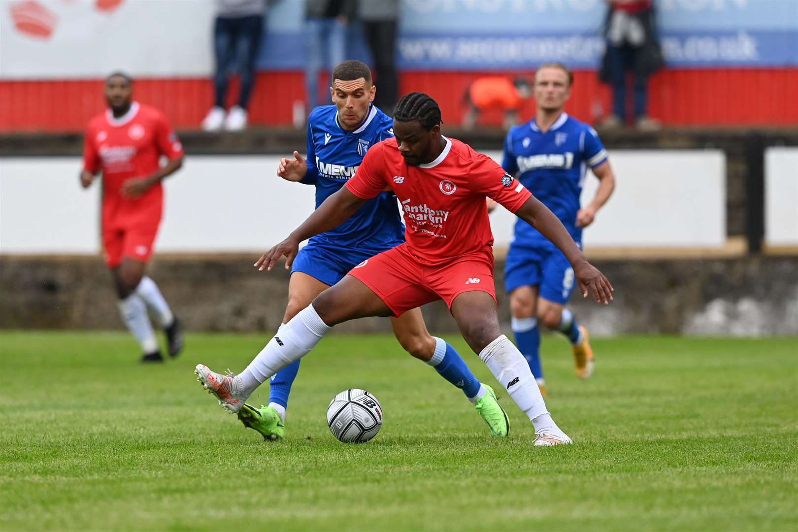 Gillingham have reported positive Covid cases a day after playing Welling United in pre-season Picture: Keith Gillard