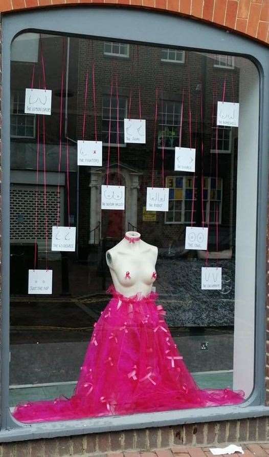 The Forever salon in High Street, Sittingbourne, was praised for its display