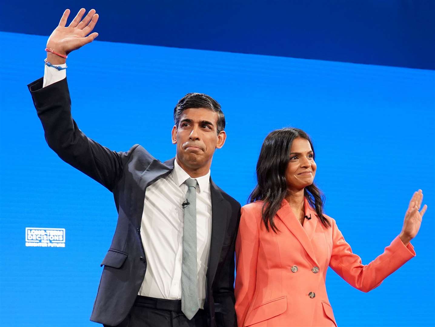 Prime Minister Rishi Sunak said he was “slamming the brakes on the war on motorists” at the Conservative party conference. Picture: Stefan Rousseau/PA