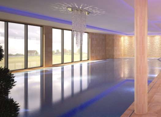 The infinity pool at Reynolds Retreat in Borough Green, which guests will get a free pass to use