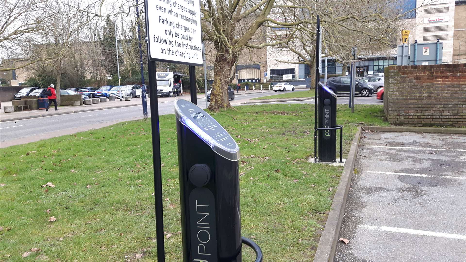 Car parks, pubs and supermarket car parks are among the places to find electric car charging points