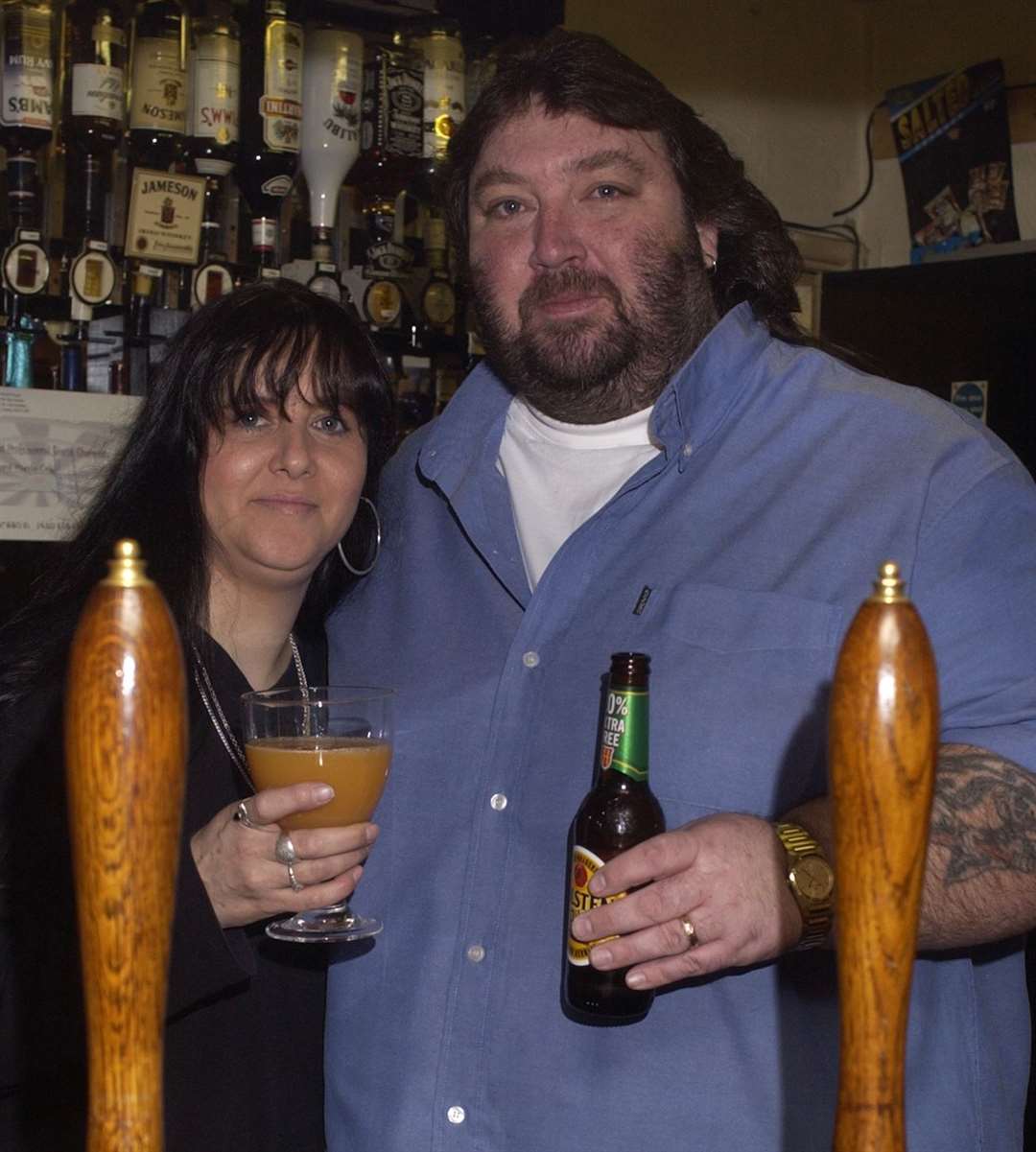 Andy Fordham, former BDO Darts champion with his wife Jenny