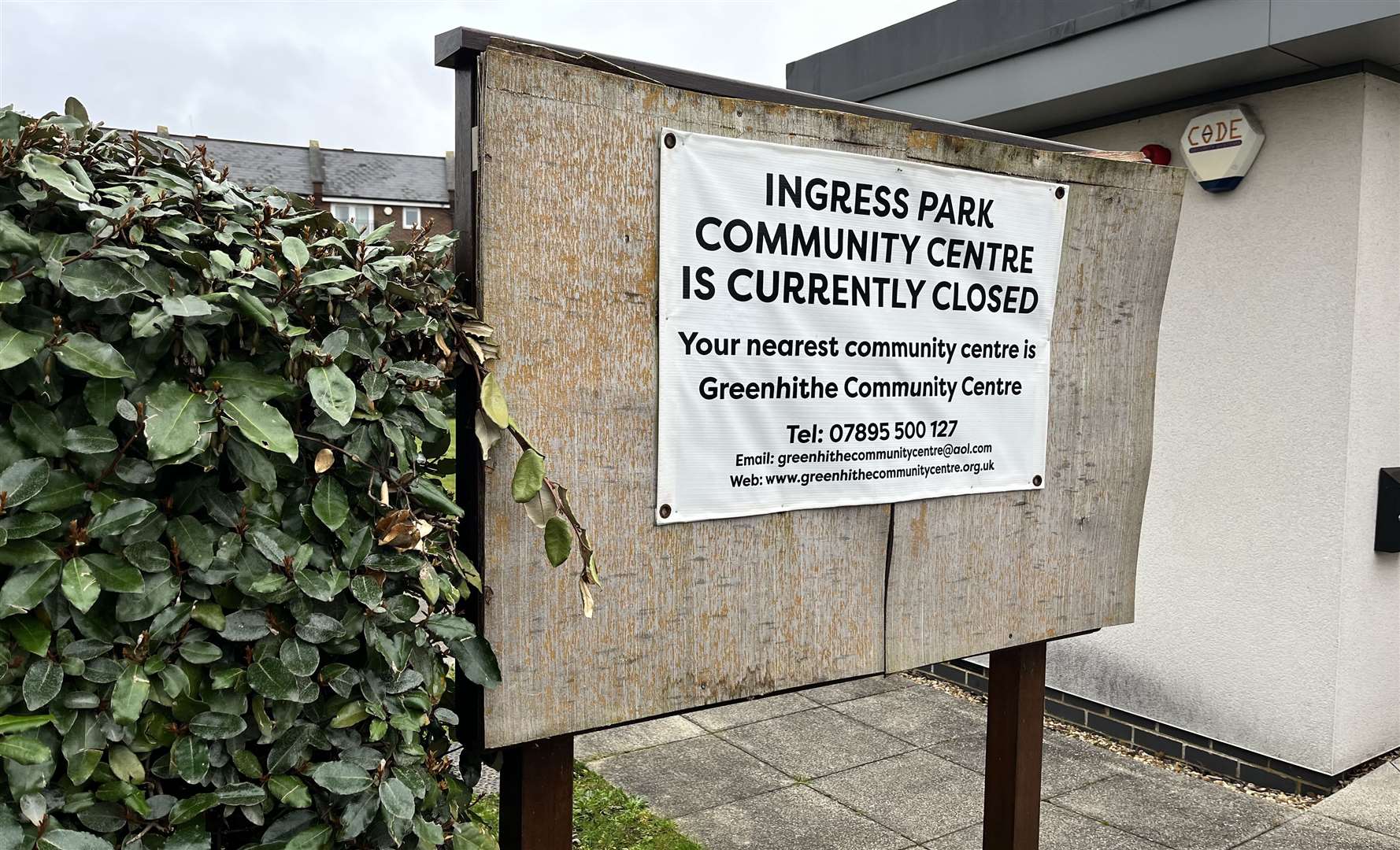 Ingress Park Community Centre has not opened since it was built 13 years ago