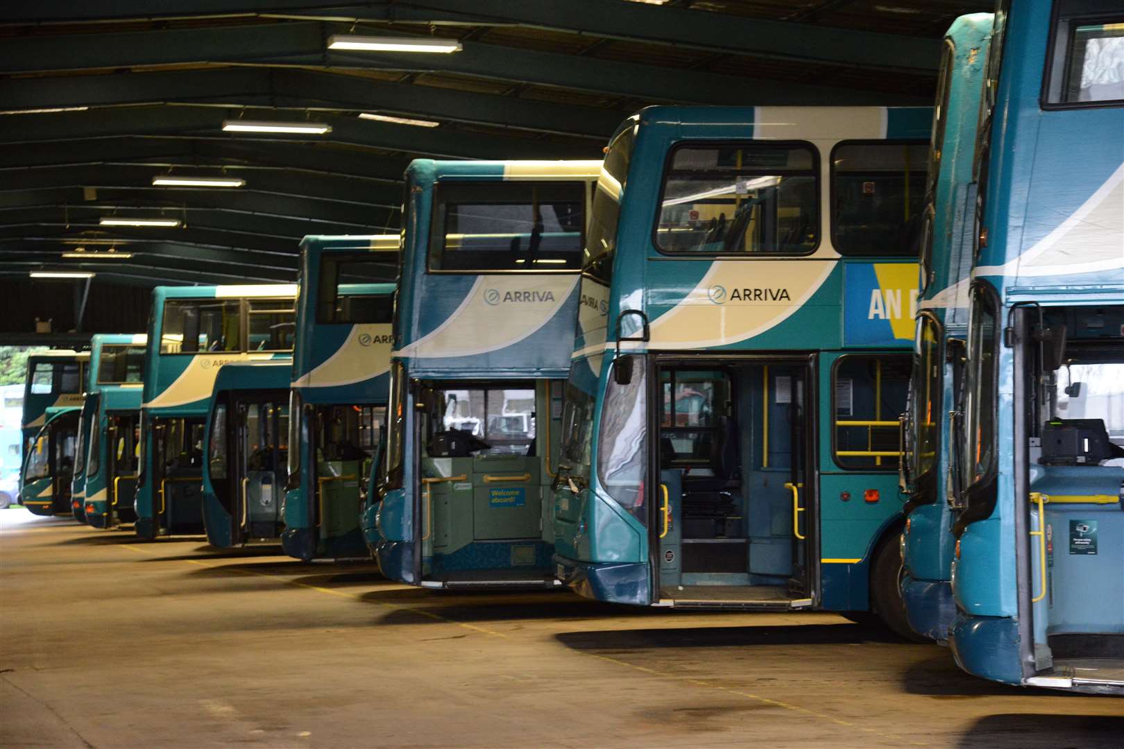 Buses will be stuck in their depots