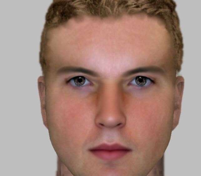 An electronically generated image of the driver. Picture: Kent Police