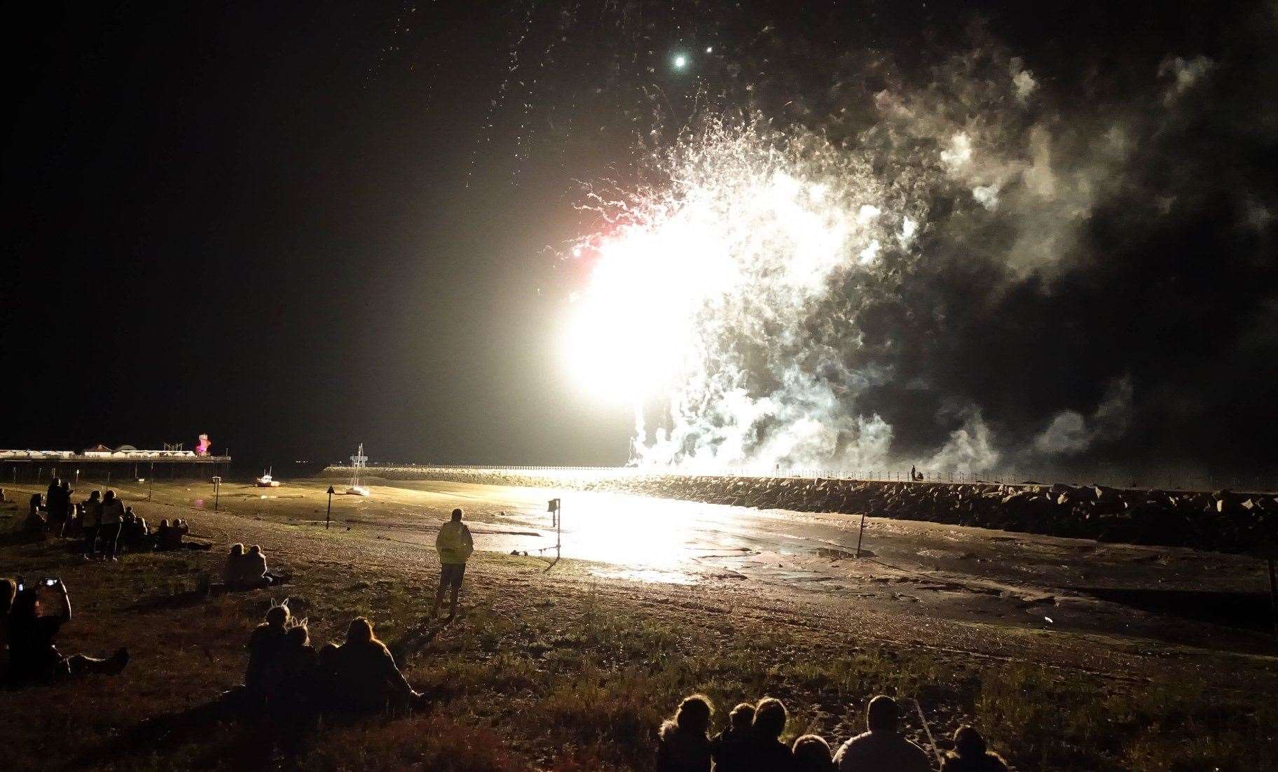 The firework display over Neptune’s Arm, which traditionally brings the festival to a close, has been scrapped. Picture: Adrian Bennett