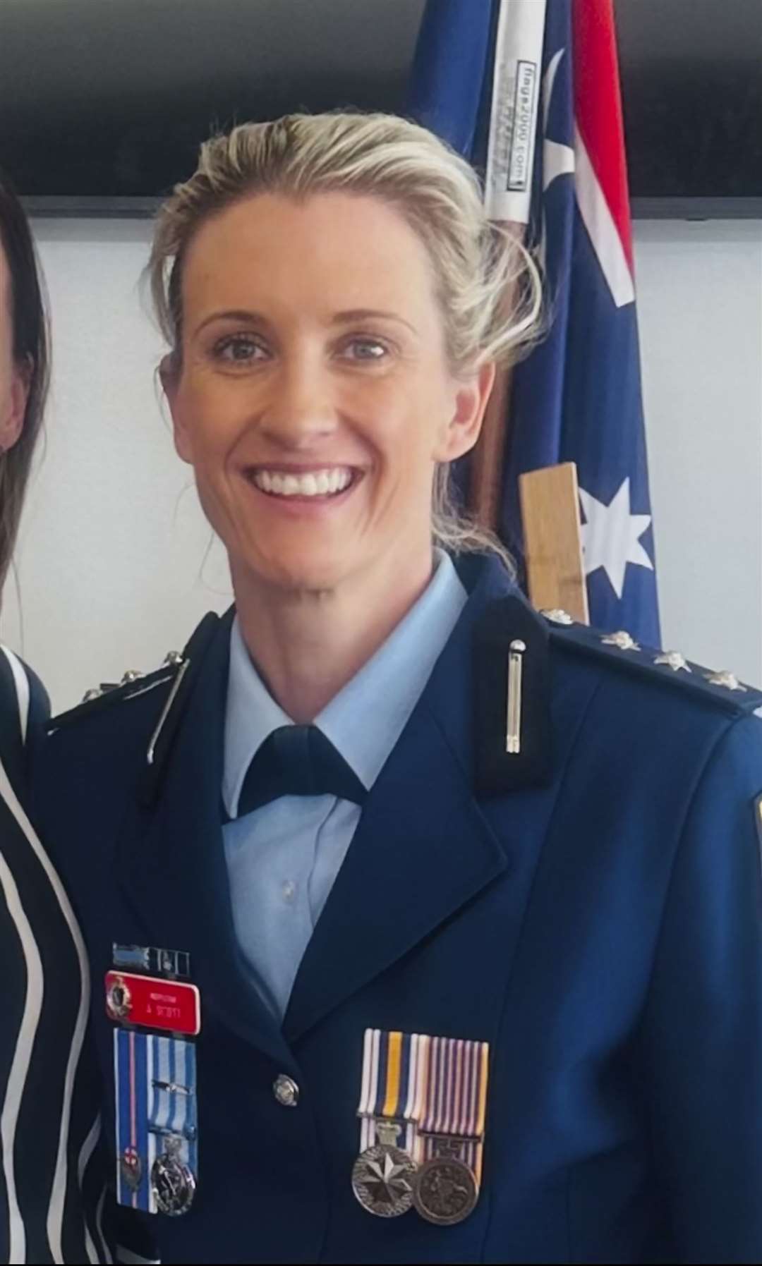 Inspector Amy Scott fatally shot a man who stabbed and killed multiple people at the Bondi Junction shopping centre (New South Wales Police/AP)