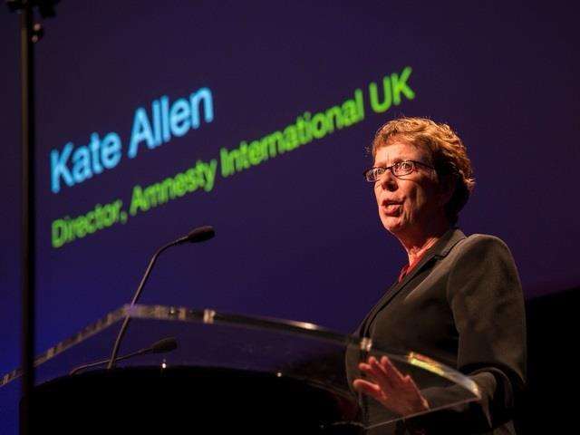 Kate Allen of Amnesty International