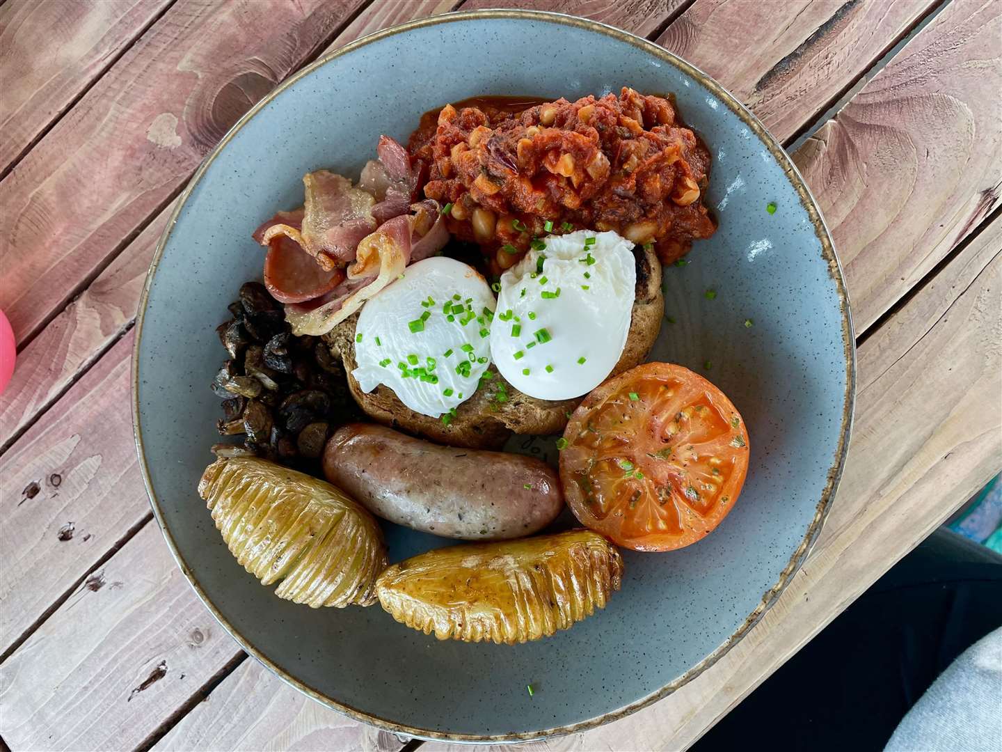 The £11 DPK Breakfast with hasselback hash added for an extra £2