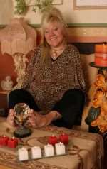 Psychic Mandy Masters, who is appearing in Sandwich