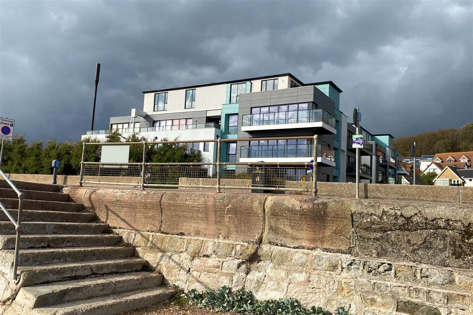 The top floor apartment is on the market for nearly £2m. All photo: C.R. Child & Partners