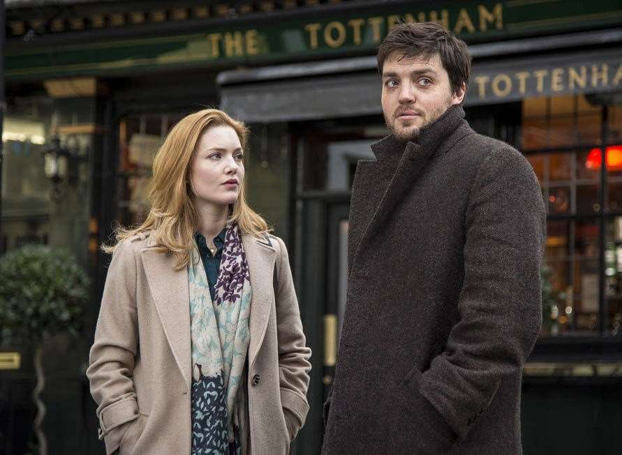 Holliday Grainger and Tom Burke in the BBC drama Strike: The Cuckoo's Calling