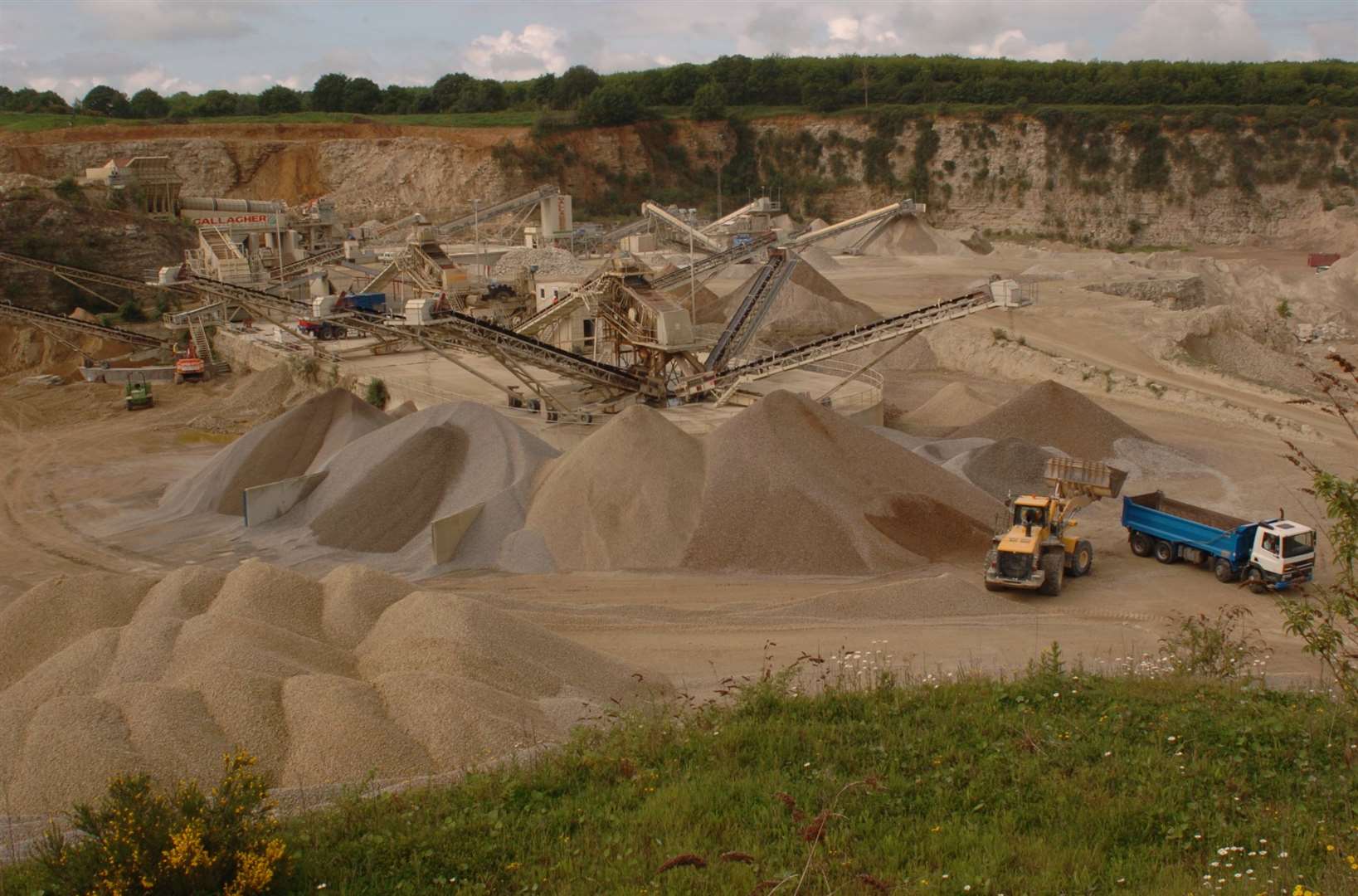 Gallagher Aggregates operates Hermitage Quarry on the doorstep of the proposed development. Picture: Steve Crispe