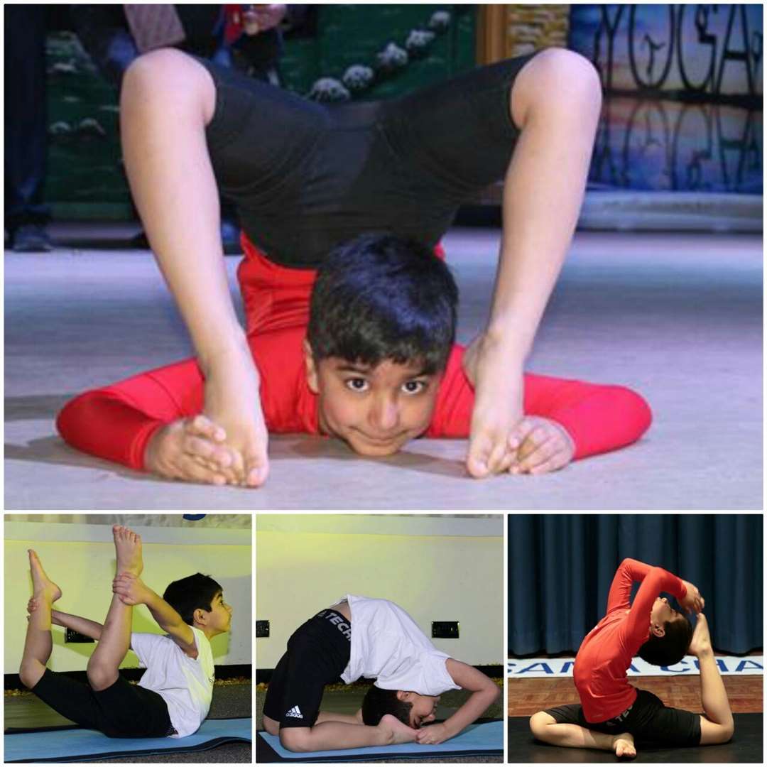 Ishwar Sharma from Sevenoaks is teaching free yoga classes for children