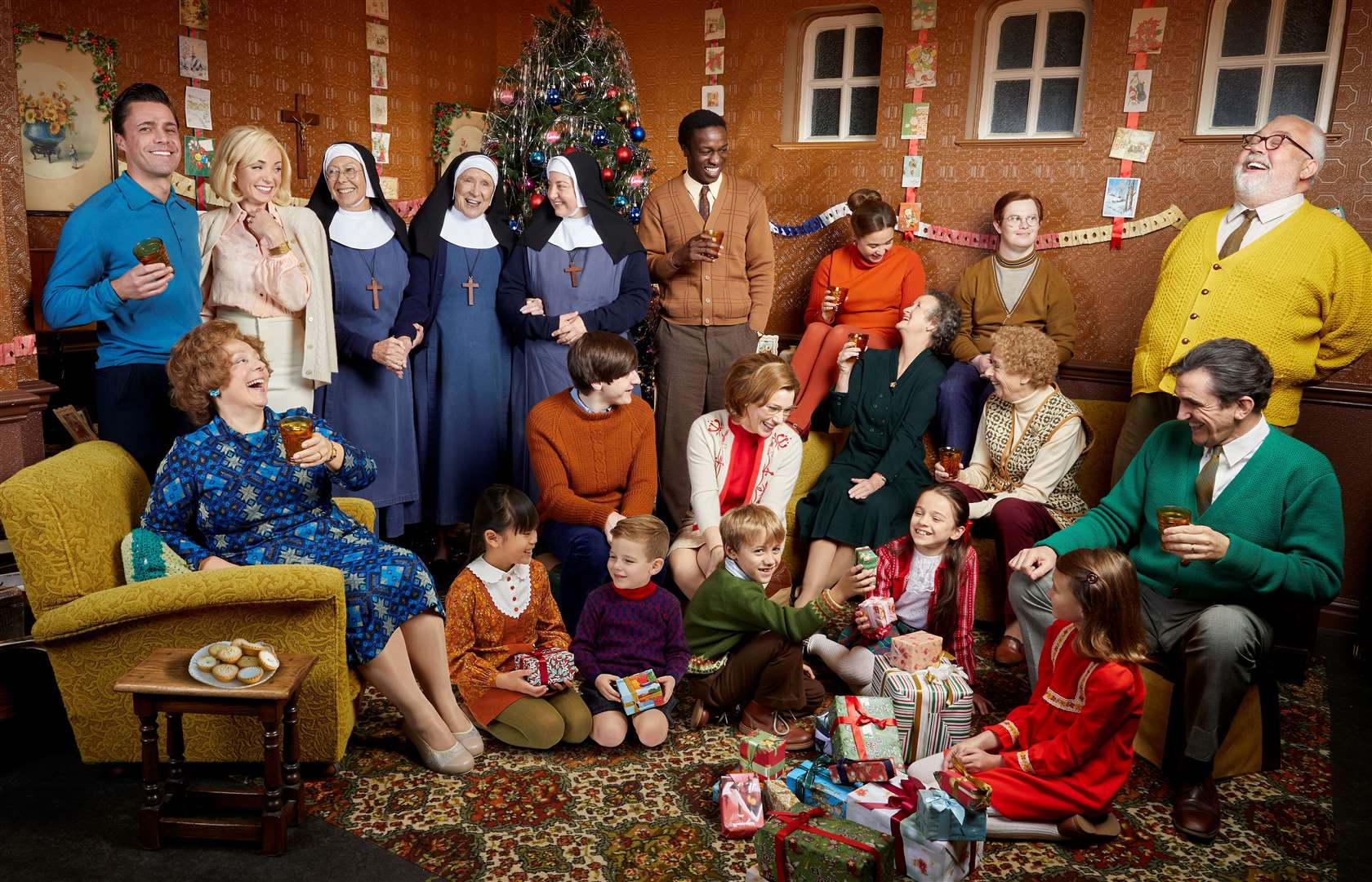 The cast of Call the Midwife