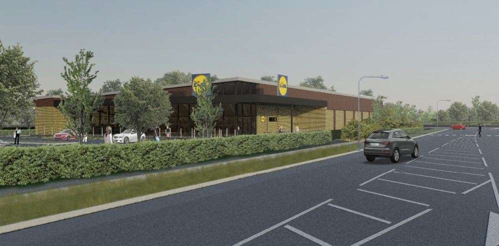 An image showing how Lidl expected the store to look. Picture: Lidl