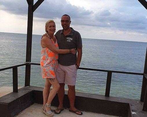 Karl and Caroline Lewis-Law had a 'holiday from hell'. Pic: Karl Lewis-Law