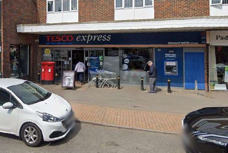 Tesco Express in Paddock Wood. Picture: Google Maps