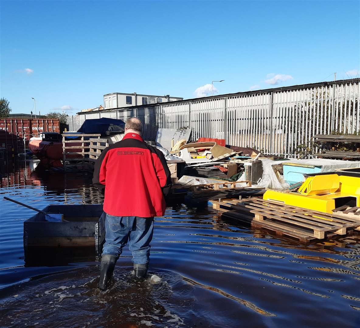 Mark Silvester says his business Dartford Composites is regularly impacted by bad flooding.