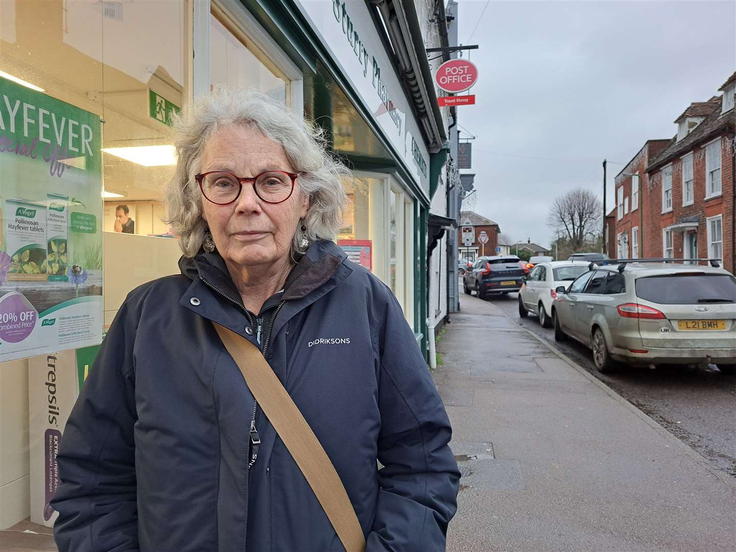 Resident Peta Boucher opposes the closure of the "community" post office in Sturry, near Canterbury