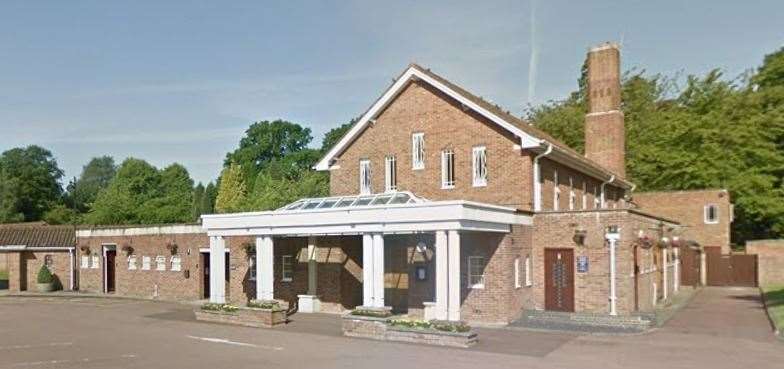 Vinters Park Crematorium is in Bearsted Road. Picture: Google street view