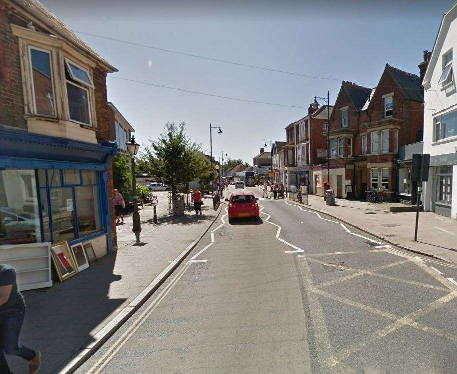 The incident happened at the pedestrian crossing close to the junction with Oxford Street and Nelson Road. Picture: Google (15716677)