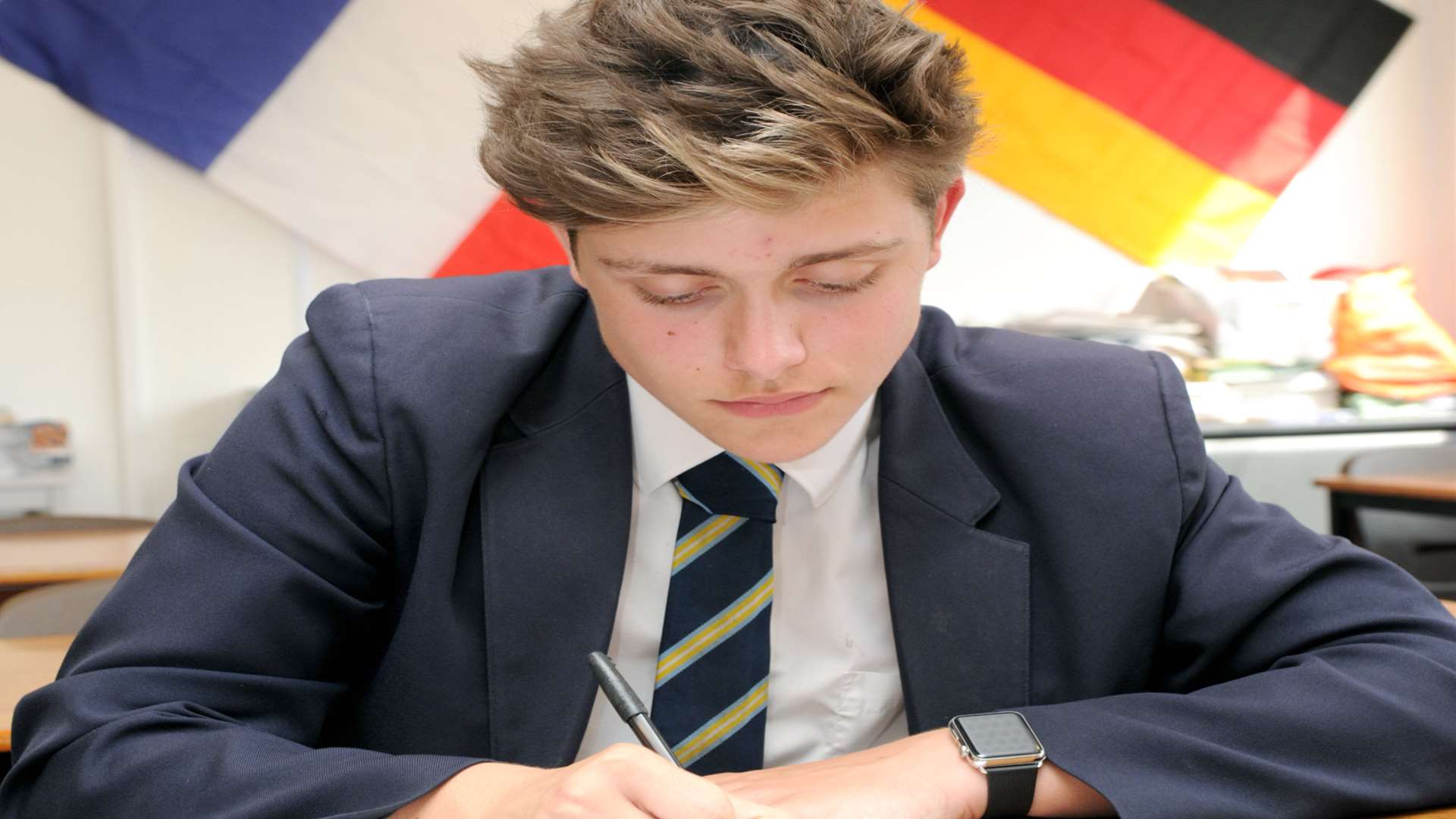 Charlie Jones, a Wilmington Grammar School for Boys pupil, will take his GCSEs next year as he enters Year 11