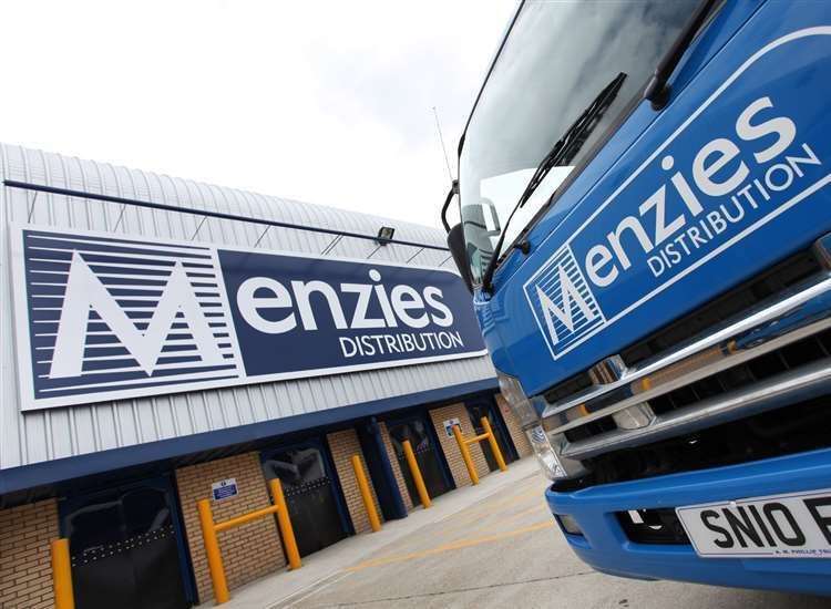 Menzies distribution centre at Aylesford