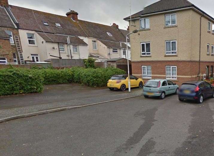 A woman in her 30s was found dead in St Saviour's Close, Folkestone. Picture: Google