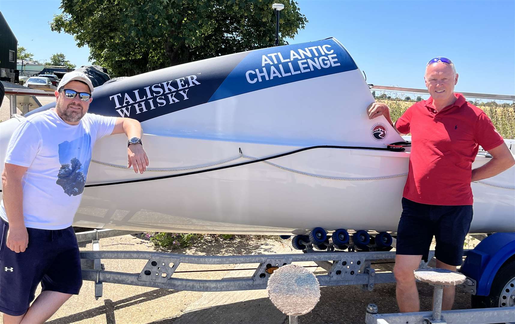 The pair want to complete the race in under 60 days, but have never rowed before. Picture: Ronda Lines