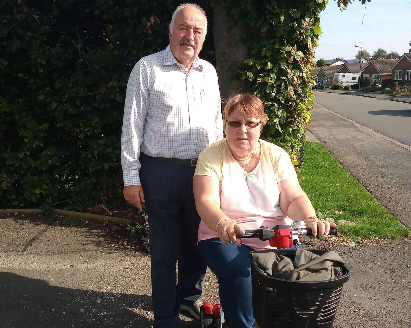 Steve and Ann Ingham were left stunned after being told by a bus driver in Canterbury that mobility scooters were not allowed on board
