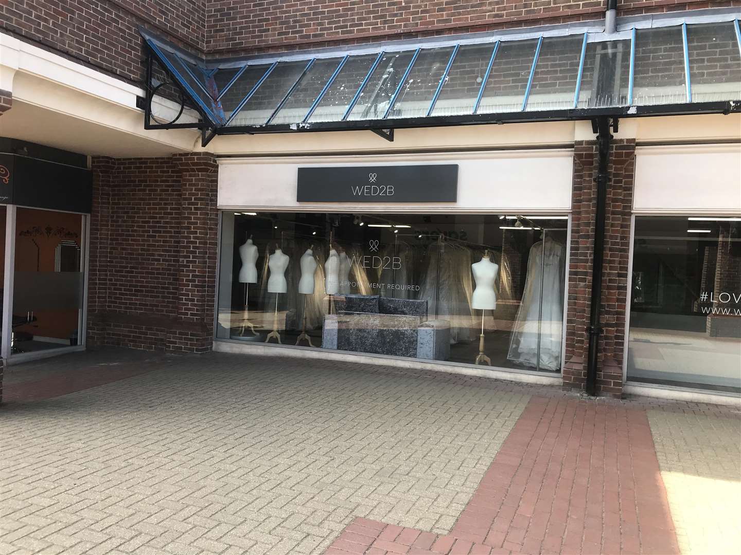 The bridal shop is set to open on Friday