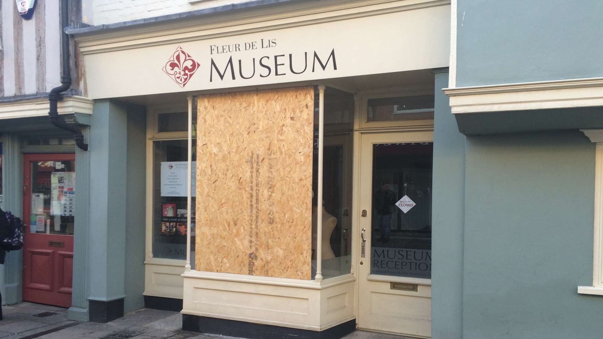 The Fleur de Lis museum was one of the buildings targeted.