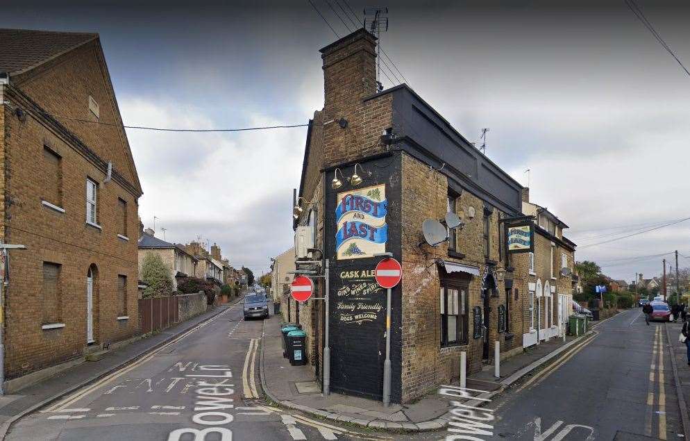 The First & Last pub in Bower Place, Maidstone. Photo credit: Google Maps