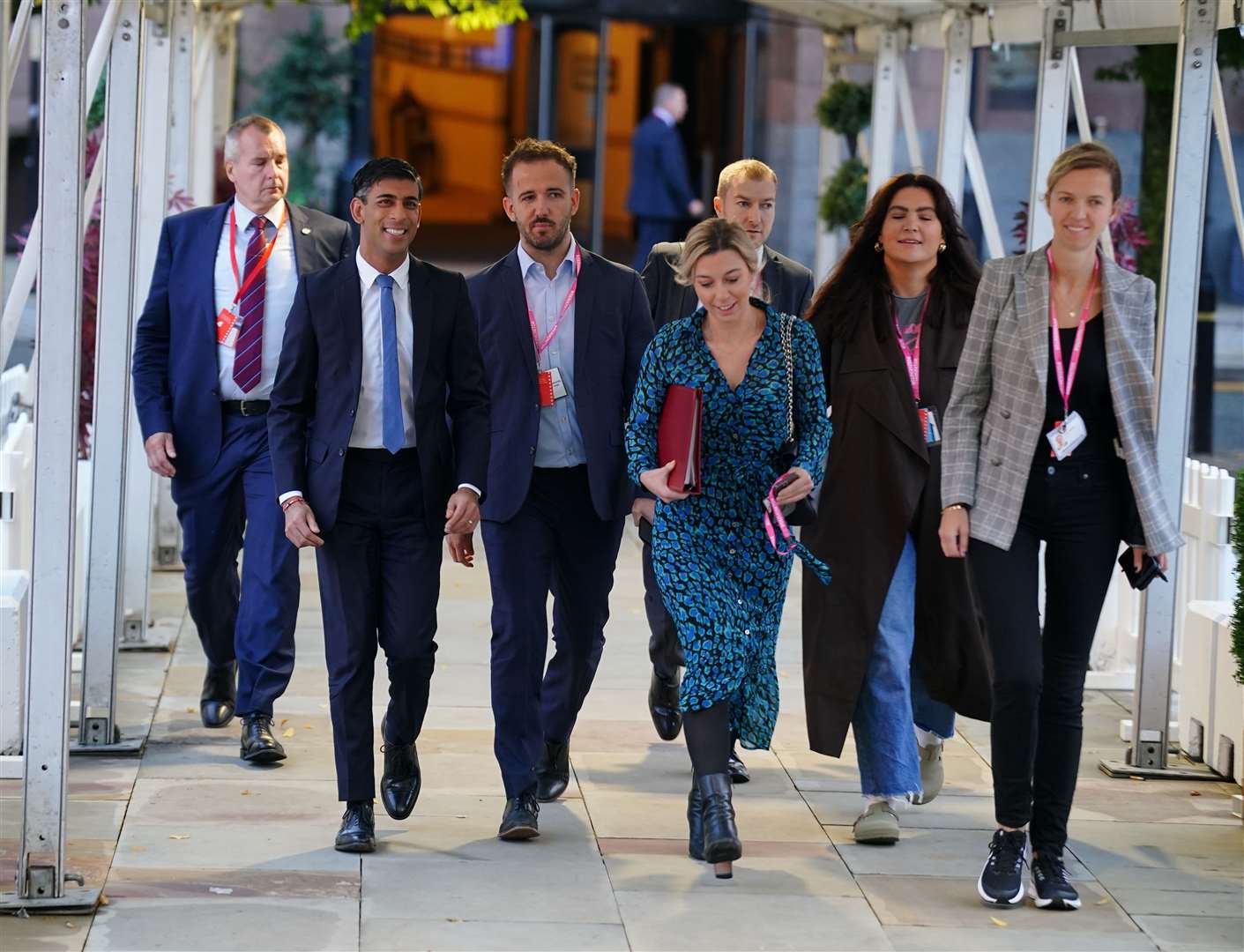 Prime Minister Rishi Sunak has declined to confirm he will axe the HS2 leg to Manchester (Peter Byrne/PA)