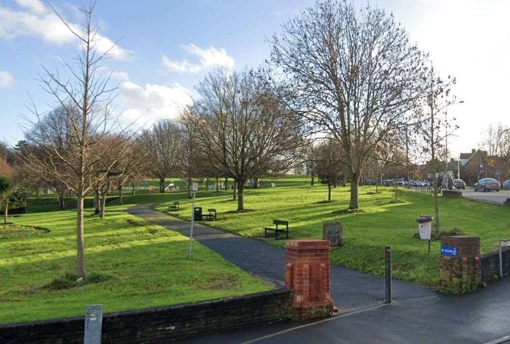 Police were called to Jackson's Field in Rochester following reports of a robbery. Photo: Google