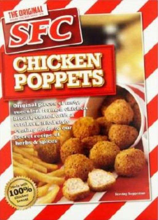 Several batches of SFC's chicken poppets are thought to be affected